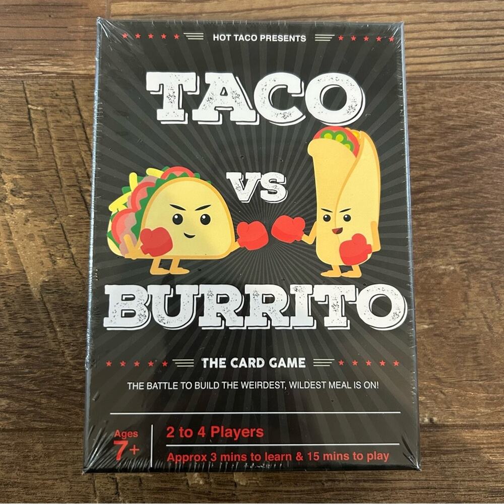 Taco vs Burrito The Card Game NIB